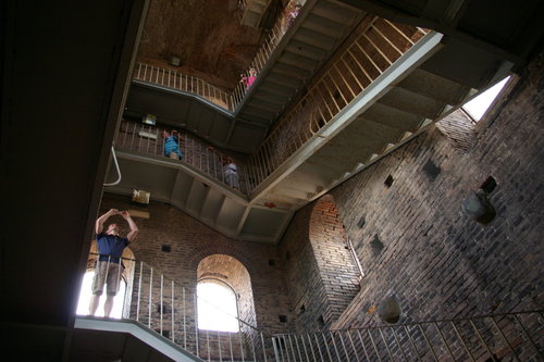 Tower interior